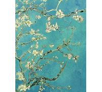 Vincent Van Gogh Almond Blossom LARGE Sketchbook: 8.5" x 11" Unlined Notebook, 120 Blank Pages for Drawing