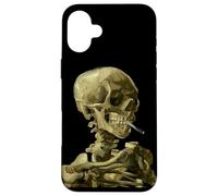 Vincent Van Gogh Calavera fumando Cigarrillo Esqueleto Artístico Carcasa para iPhone 16 Plus