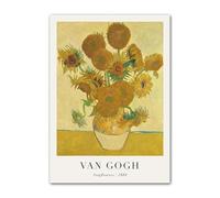 Vincent Van Gogh Escritos Impresiones y Pósteres Lienzo Pintura Decoraciones Sala de estar Sin marco Impresión artística Lienzo Imagen 19.6”x 27.5”(50x70cm) Sin marco