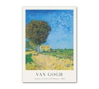 Vincent Van Gogh Escritos Impresiones y Pósteres Lienzo Pintura Decoraciones Sala de estar Sin marco Impresión artística Lienzo Imagen 19.6”x 27.5”(50x70cm) Sin marco