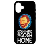 Vincent Van Gogh Hard Or Go Home Artist Carcasa para iPhone 16