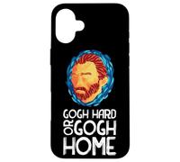 Vincent Van Gogh Hard Or Go Home Artist Carcasa para iPhone 16 Plus