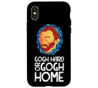 Vincent Van Gogh Hard Or Go Home Artist Carcasa para iPhone X/XS