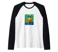 Vincent Van Gogh Pintura Retrato del cartero Roulin Camiseta Manga Raglan