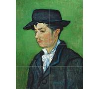 Vincent Van Gogh Portrait Of Armand Roulin XL Giant Panel Poster (8 Sections) Retrato Póster