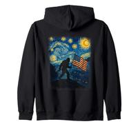 Vincent Van Gogh Starry Night Big Foot Obra de Arte Inspirada Sudadera con Capucha