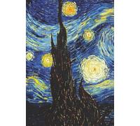 Vincent van Gogh Starry Night Notebook - 100 Pages, College Ruled, 7 x 10 in: A Peaceful Writing Notebook with Van Gogh’s Starry Night Cover - Ideal for School, Journaling, or Gifting