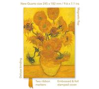 Vincent van Gogh: Sunflowers (Foiled Quarto Journal) (Flame Tree Quarto Notebook)