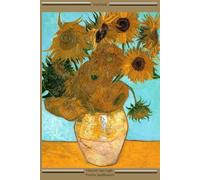 Vincent Van Gogh Sunflowers Lined Notebook: Artist Notebook, 120 pages, for lovers of fine art