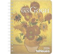 Vincent van Gogh - teNeue Vincent van Gogh Diary 2026 - Calendario de libro de 17 x 22 cm | Calendario semanal Deluxe con obras maestras para fans de Van Gogh y amantes del arte: Diary