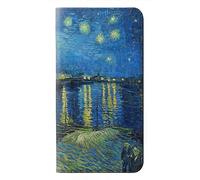 Vincent Vangogh Starry Night Over the Rhone Caso Del Tirón Funda Carcasa Case para Google Pixel 10 Pro XL