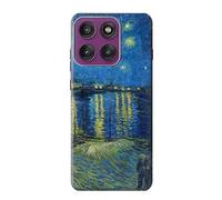 Vincent Vangogh Starry Night Over the Rhone Funda Carcasa Case para Motorola Edge 60 Pro