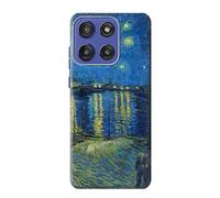 Vincent Vangogh Starry Night Over the Rhone Funda Carcasa Case para Motorola Moto G Stylus 5G (2025), Edge 60 Stylus