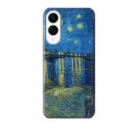 Vincent Vangogh Starry Night Over the Rhone Funda Carcasa Case para Samsung Galaxy S25 Edge