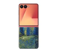 Vincent Vangogh Starry Night Over the Rhone Funda Carcasa Case para Samsung Galaxy Z Flip 7