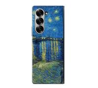 Vincent Vangogh Starry Night Over the Rhone Funda Carcasa Case para Samsung Galaxy Z Fold 7