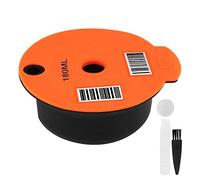 vincente Cápsulas de café reutilizables, compatible con máquinas Tassimo de Bosch-s, filtro de café recargable, para oficina en casa, café, 60 ml, 180 ml