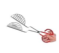 vincente Máquina para Hacer Tacos de Acero Inoxidable | Herramienta Mexicana Crispy Taco Shell con Mango Anti-escaldado,Pinzas de Clip de Corteza de Tortilla de Acero Inoxidable Utensilios de Cocina