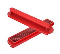 vincente Slot Dog Cutter, Multifuncional Hotdog Slicer, Camping al Aire Libre Asar a la Parrilla Hot Dog Cutter BBQ Asar a la Parrilla Herramienta de Cocina para cocinar Niños Jugando, Rojo
