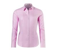 Vincenzo Boretti Blusa, Modern-fit/Corte Ligeramente más angosto, Cuello de la Camisa, Suave Oxford Rosa 36