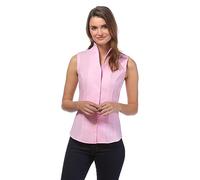 Vincenzo Boretti Camisa de Mujer Elegante, sin Manga, Corte Ligeramente más angosto, 100% algodón, Manga-Larga, Cuello cáliz, Lisa, fácil de Planchar Rosa Oscuro 36
