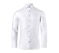 Vincenzo Boretti Camisa, Regular-fit/Corte Recto, Sarga - no Necesita Plancha