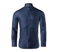 Vincenzo Boretti Camisa, Regular-fit/Corte Recto, Sarga - no Necesita Plancha