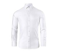 Vincenzo Boretti Camisa, Regular-fit/Corte Recto, Suave Oxford - no Necesita Plancha Blanco 39-40