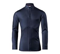 Vincenzo Boretti Camisa, Slim-fit/Ajuste Entallado, Jersey - no Necesita Plancha Azul Oscuro 41-42