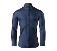 Vincenzo Boretti Camisa, Slim-fit/Ajuste Entallado, Sarga - no Necesita Plancha