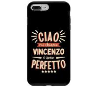 Vincenzo Idea Regalo Personalizzata Nome Divertente Carcasa para iPhone 7 Plus/8 Plus