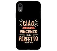 Vincenzo Idea Regalo Personalizzata Nome Divertente Carcasa para iPhone XR