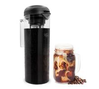 VINCI Cold Brew 360, cafetera fría de 1.4 L con tecnología patentada de preparación de doble filtro 360, jarra de infusión fría para café helado