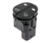 Vinciann Botón elevalunas delantero izquierdo para elevalunas lado del conductor del coche compatible con código OEM 6S6T14529AB apto para Fiesta, compatible con Transit y otros - FOZ4
