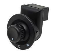 Vinciann Interruptor de ajuste de control de espejos bisel 8 PIN compatible con códigos OEM 255704649R 7700429992 y 8200214919 y apto para Clio II III compatible con Duster y otros