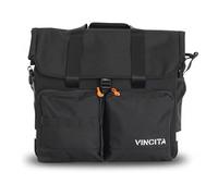 Vincita Voyage Atlas - Bolsa para Brompton con Marco Frontal Extraíble, Cubierta de Lluvia y Correas de Hombro, Accesorios para Bicicleta