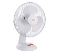 Vinco Ventilador de Mesa 3 Cuchillas 45W Blanco Oscilante Con Tres Velocidad