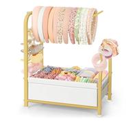 VINCOURNA Organizador Diademas, Accesorios Pelo Niña Versátil, Lazos Pelo Bebe Expositor Organizador de Joyas para Chicas Mujeres Diademas Niña Organiza Bebe para Coletero Garra Lazo