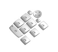 VINCTV Central Control Botón Pegatinas Compatible con Serie-5 para F10 para F18 Y para 525 2011 La Cubiertas Y Pegatinas Cromadas para Botones De Elevalunas Y Puertas Interiores.