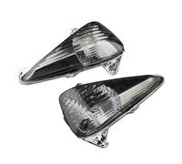 VINCTV Intermitentes para Moto Compatible con CBF600S para Varadero para 1000 2004 2005 2006 2007 2008 2009 2010 2011 2012 2013 2014 2015 2016 Cubierta De Lente De Señal De Giro Delantera(Smoke)