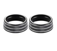 VINCTV internos Botón Pegatinas Compatible con Toyota para RAV4 2019 2020 2021 2022, Accesorios Interior Coche Perilla Control Aire Acondicionado CA Cubierta Botón Embellecedora Piezas Coche(D)
