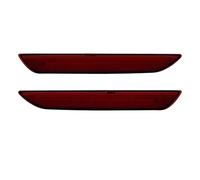 VINCTV trasero parachoques Reflectores Compatible Con Ford Para Mustang 2015-2024 Piezas Exteriores Marcador Lateral Trasero Parachoques Reflector Luz Freno Lente Roja 5290201 5290202