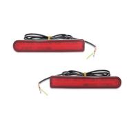 VINCTV trasero parachoques Reflectores Compatible Con Toyota Para FJ Para Cruiser 2007-2014 Luces Traseras Parachoques Reflectores Intermitentes Frenos Faros Antiniebla Traseros 8191035060(Red)