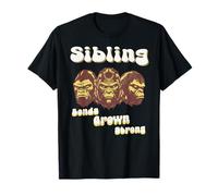 Vínculo Entre Hermanos Fuerza Humor gorilas Salvaje Camiseta