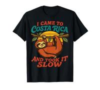 Vine a Costa Rica y lo tomé Slow Sloth Design Camiseta