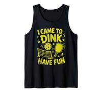 Vine A Dink Y Me Divierto Pickleball Paddle Sports Camiseta sin Mangas