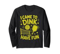Vine A Dink Y Me Divierto Pickleball Paddle Sports Manga Larga