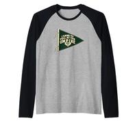 Vine a gritarle al Espectador de béisbol árbitro Camiseta Manga Raglan