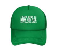Vine Aquí A Beber Y Follar Y Casi Termino De Beber. Unisex Sombrero Cómoda Gorra De Béisbol Ajustable Gorra Trucker para Tenis Senderismo Aire Libre
