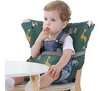 Vine Easy Seat - Trona portátil de viaje ajustable, segura y lavable, funda de asiento para trona infantil, práctica trona de tela que cabe en tu bolso